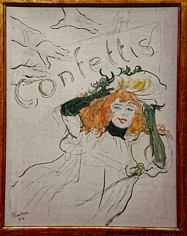Confetti (1894) Henri deToulouse-Lautrec